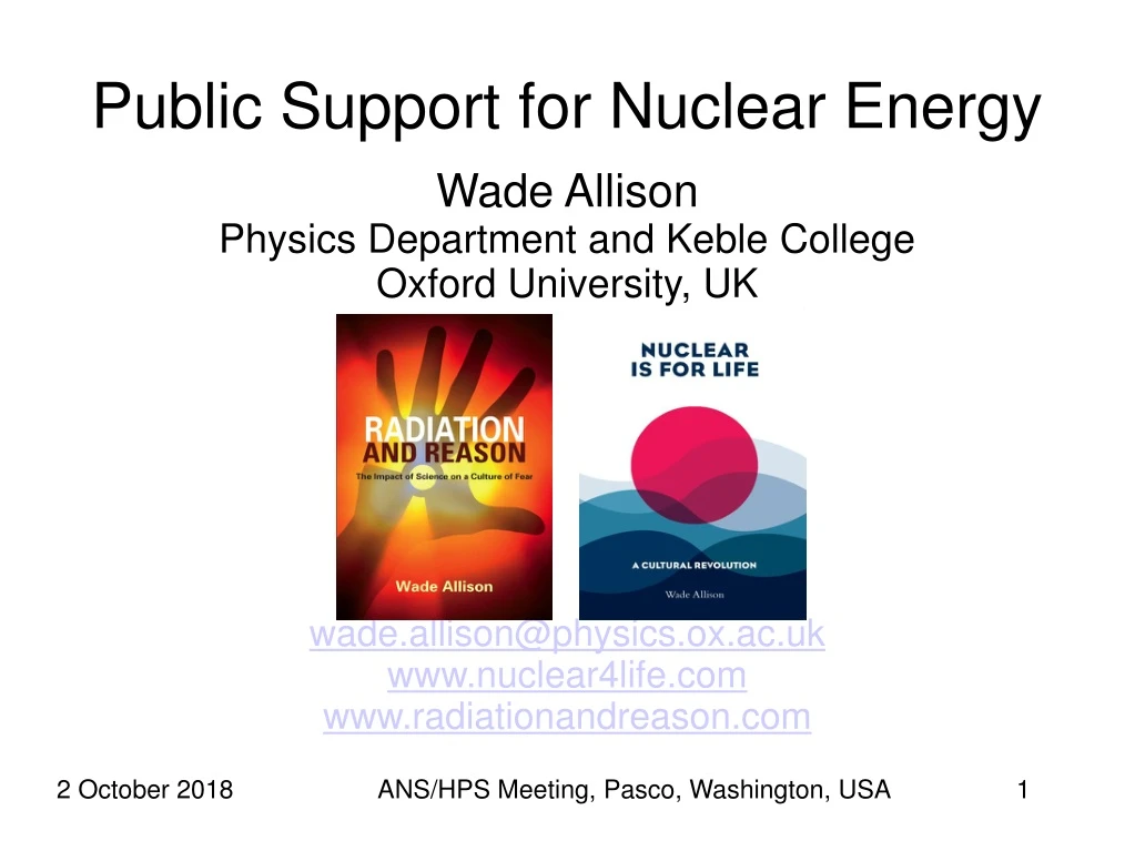 public support for nuclear energy