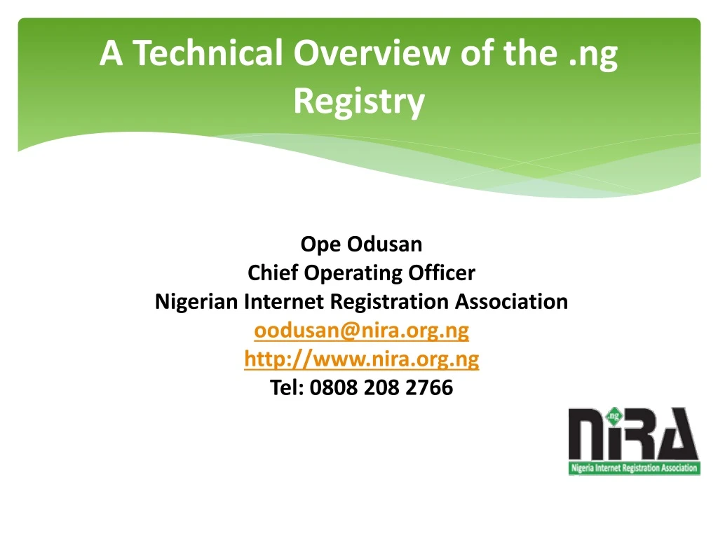 a technical overview of the ng registry