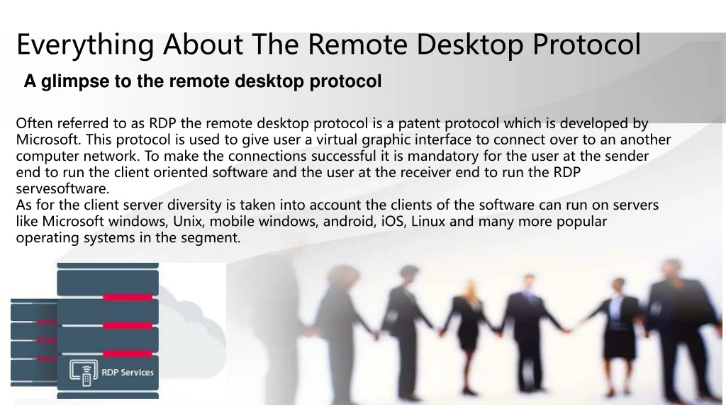 everything about the remote desktop protocol