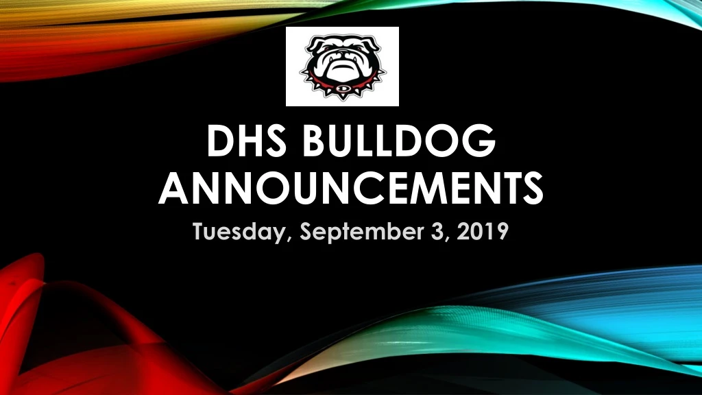 dhs bulldog announcements