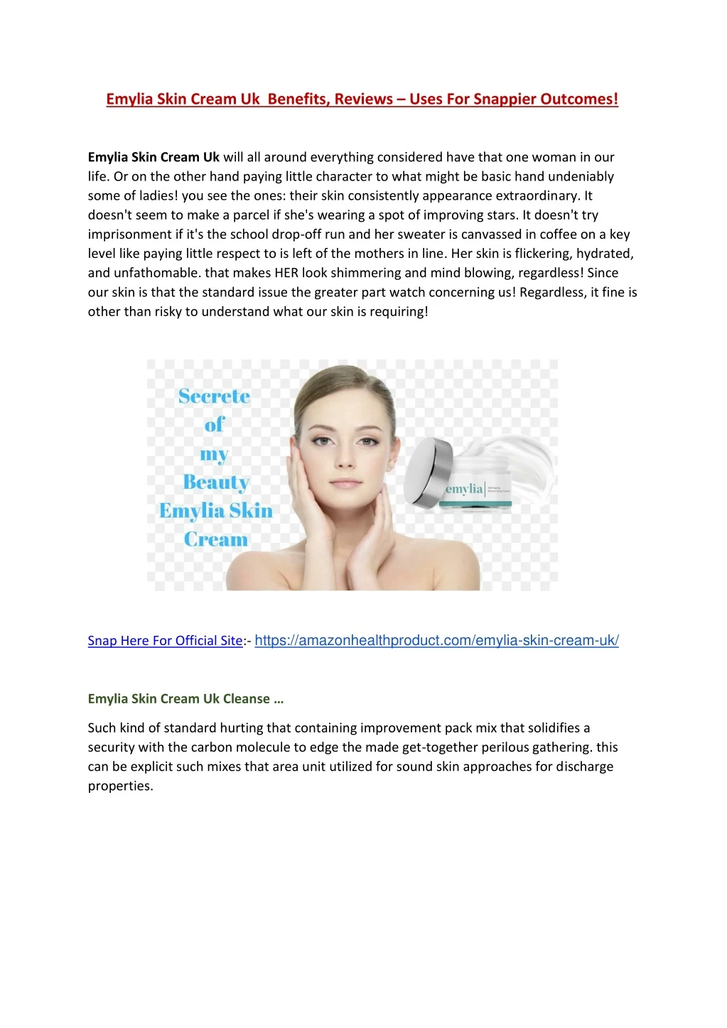 emylia skin cream uk benefits reviews uses