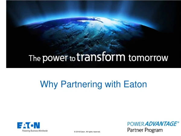 Why Partnering with Eaton