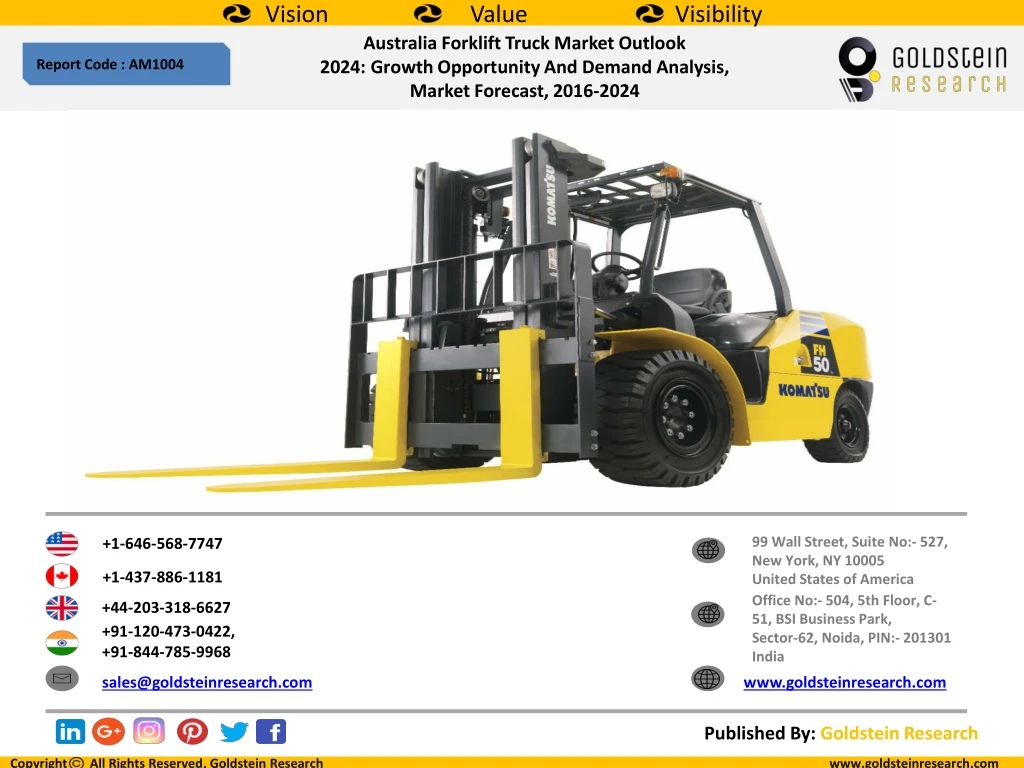 australia forklift truck market outlook 2024