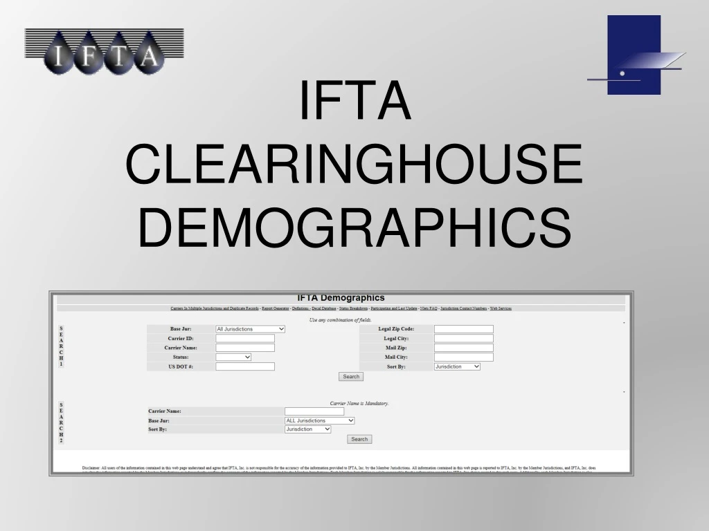 ifta clearinghouse demographics