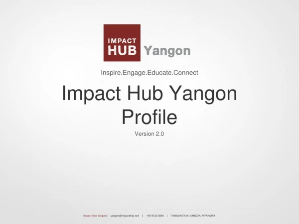 Impact Hub Yangon Profile