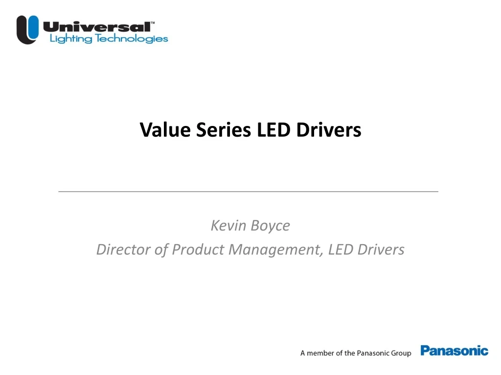 value series led drivers