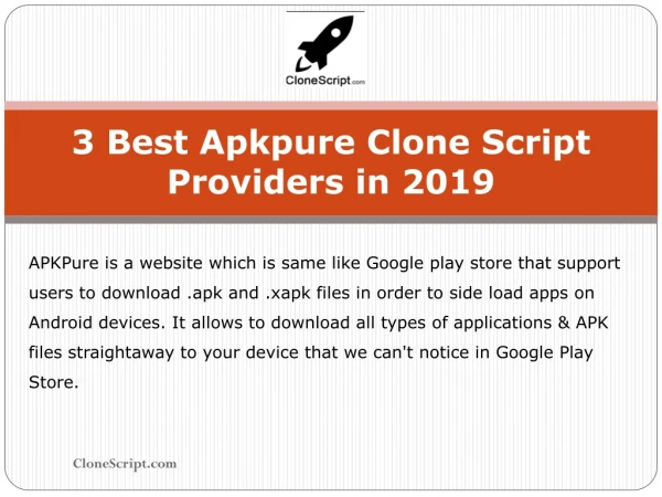 3 Best Apkpure Clone Script Providers in 2019