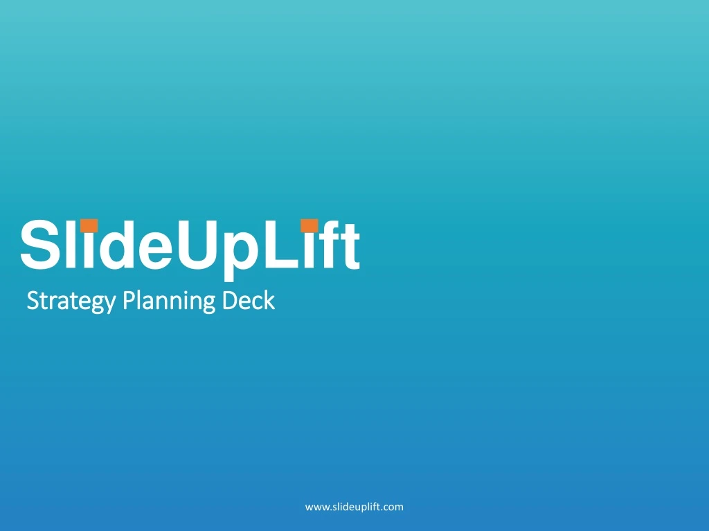 slideuplift strategy strategy planning deck