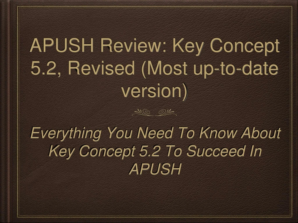 apush review key concept 5 2 revised most up to date version