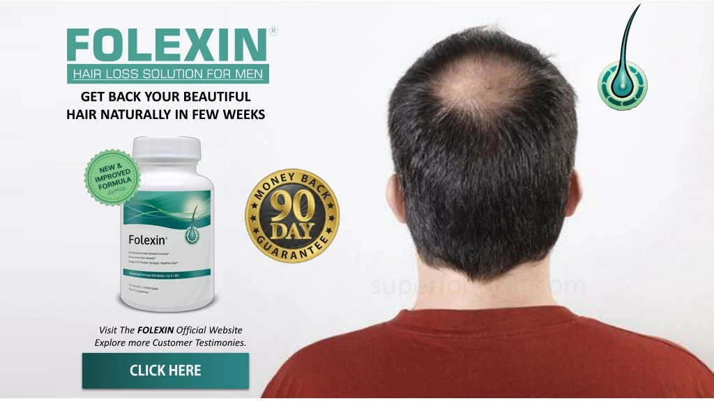 folexin hair loss solution for men