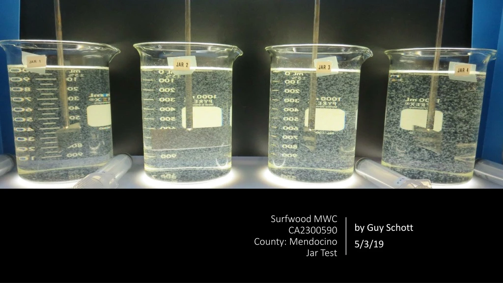 surfwood mwc ca2300590 county mendocino jar test