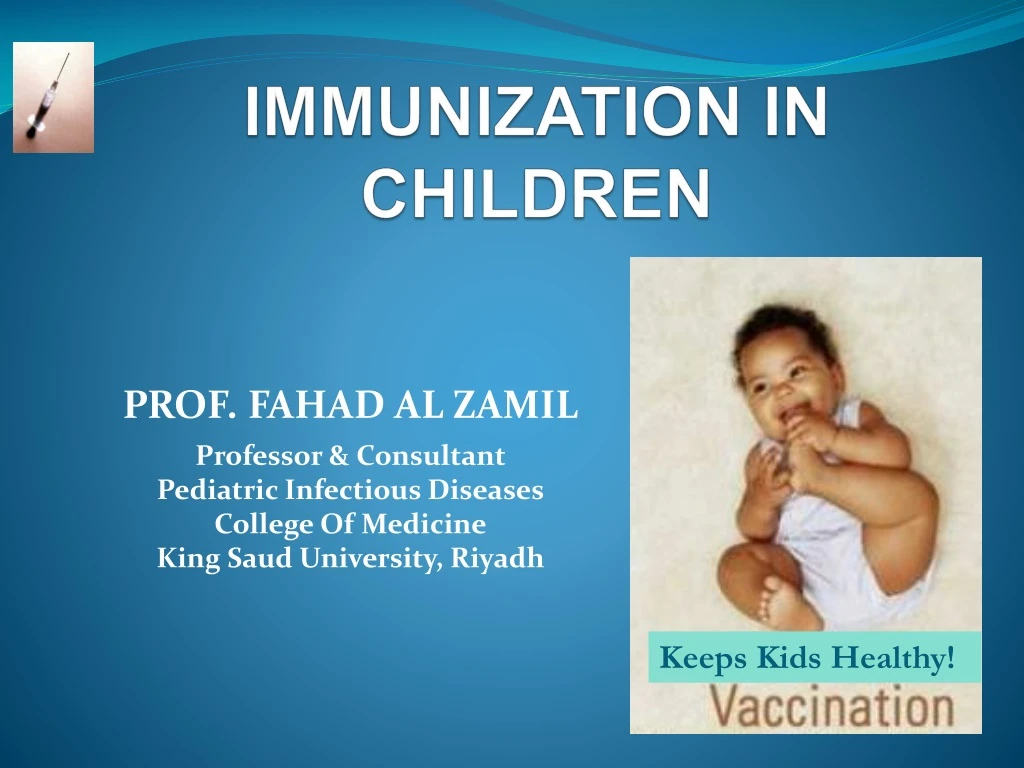 immunization in children