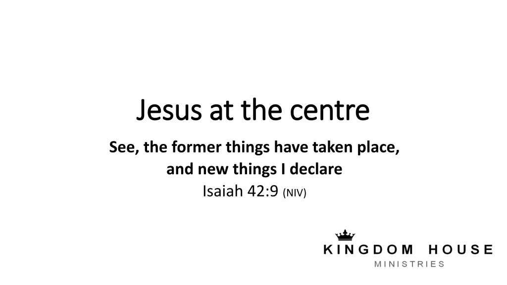 jesus at the centre