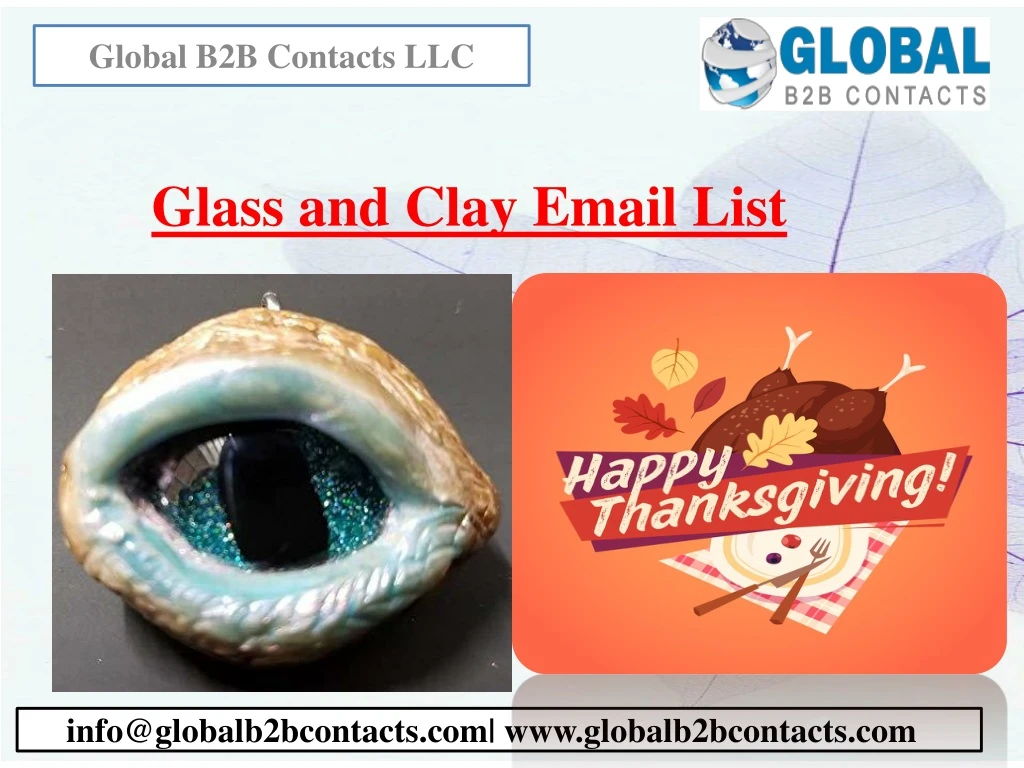 glass and clay email list
