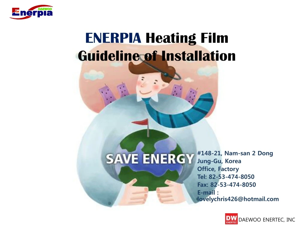 enerpia heating film guideline of installation