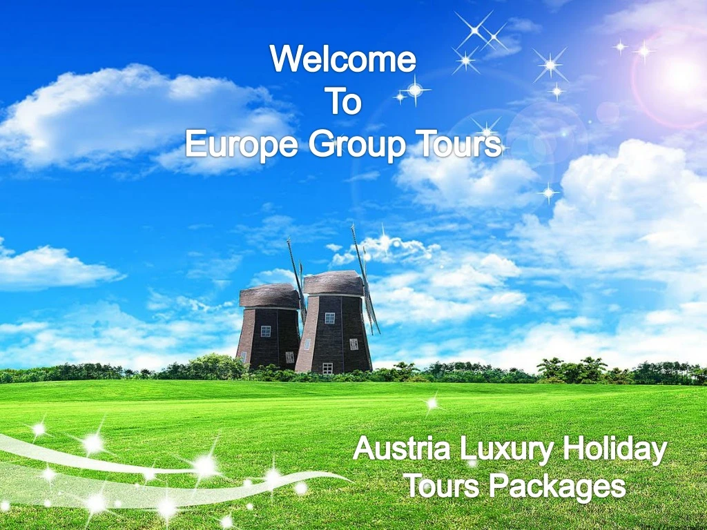 welcome to europe group tours