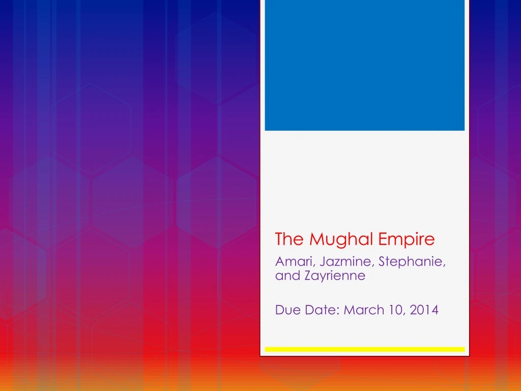 the mughal empire