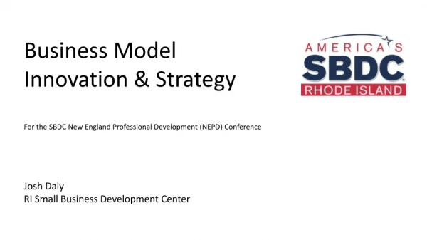 Business Model Innovation &amp; Strategy