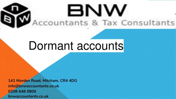 Dormant accounts