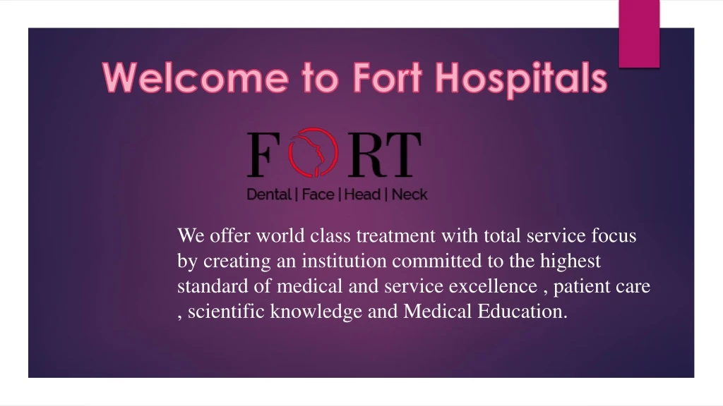 welcome to fort hospitals
