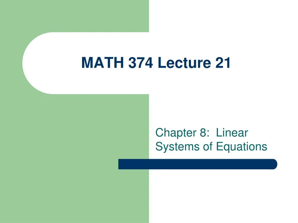 math 374 lecture 21