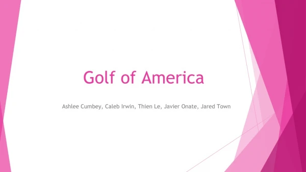 Golf of America
