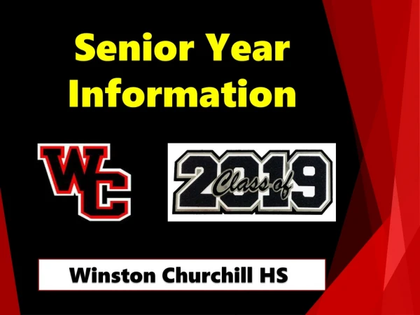 Senior Year Information