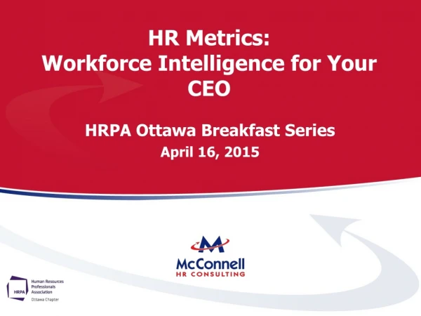 HR Metrics: Workforce Intelligence for Your CEO