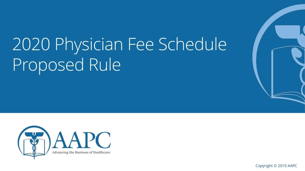 2020 physician fee schedule proposed rule