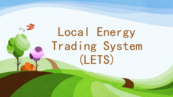 Local Energy Trading System (LETS)
