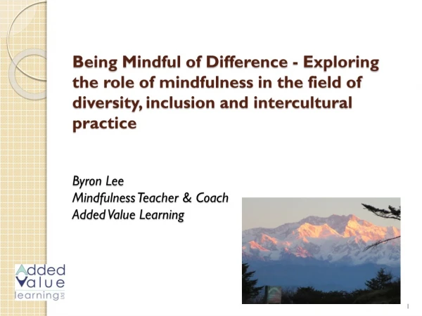 Mindful Intercultural Practice