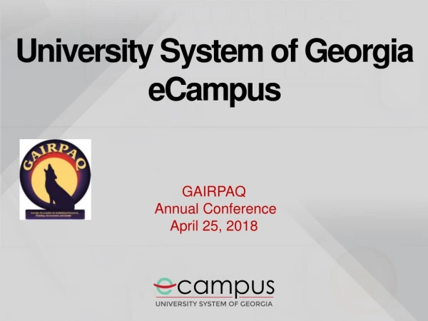 University System of Georgia eCampus