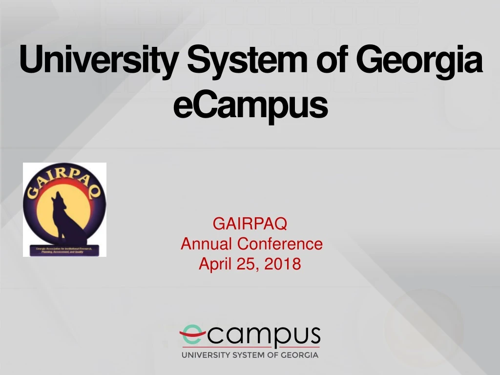 university system of georgia ecampus