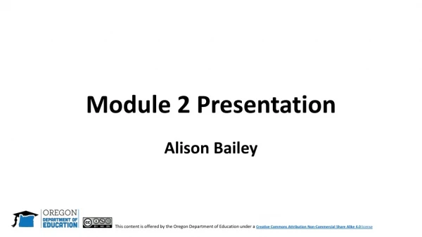 Module 2 Presentation