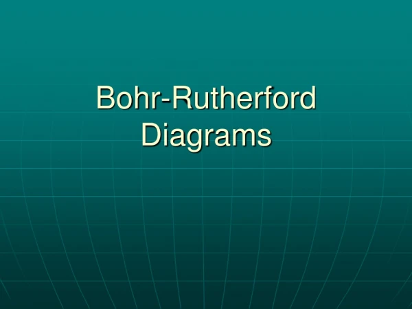 Bohr-Rutherford Diagrams