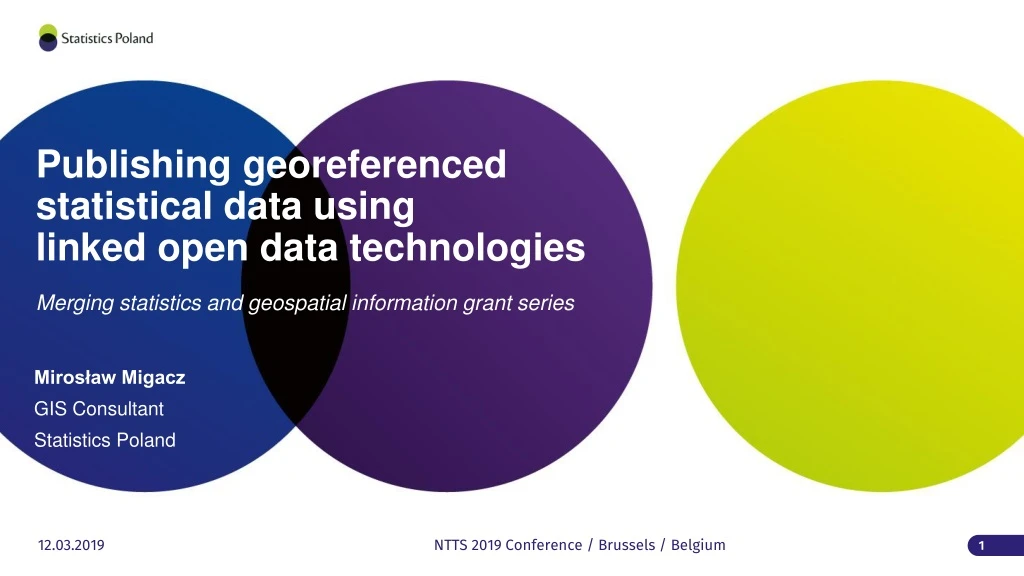 publishing georeferenced statistical data using linked open data technologies