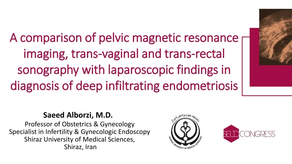 a comparison of pelvic magnetic resonance imaging