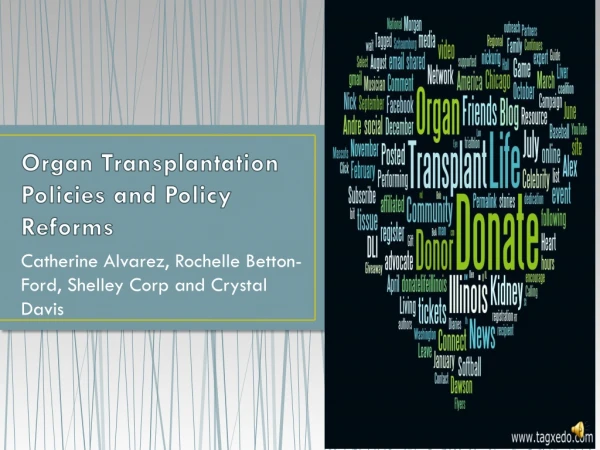 Organ Transplantation Policies and Policy Reforms