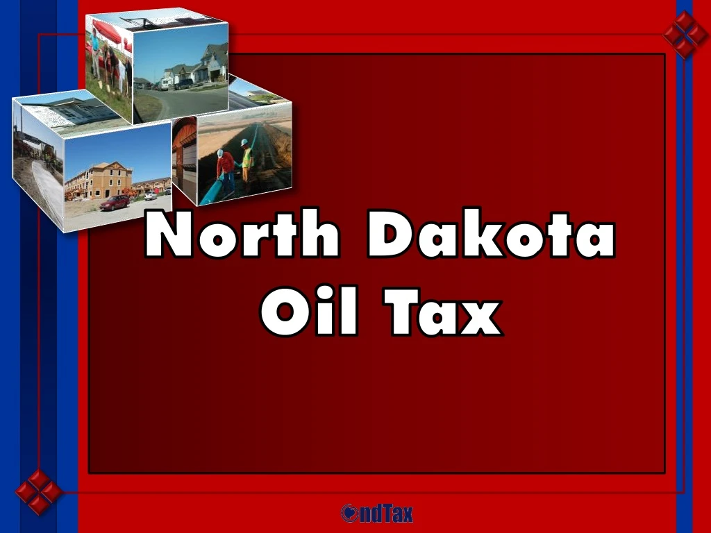 north dakota oil tax