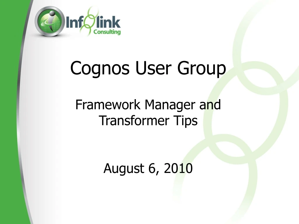 cognos user group