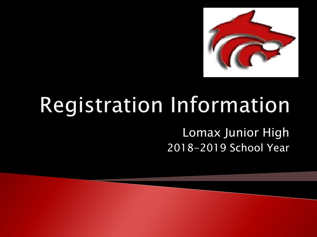 registration information