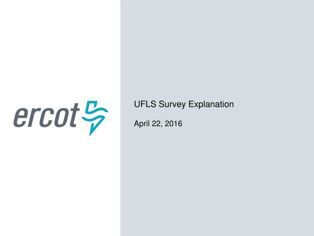 ufls survey explanation april 22 2016