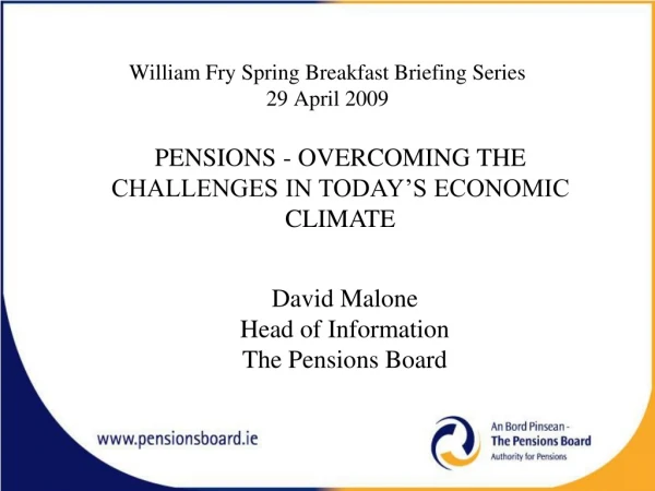 William Fry Spring Breakfast Briefing Series 29 April 2009