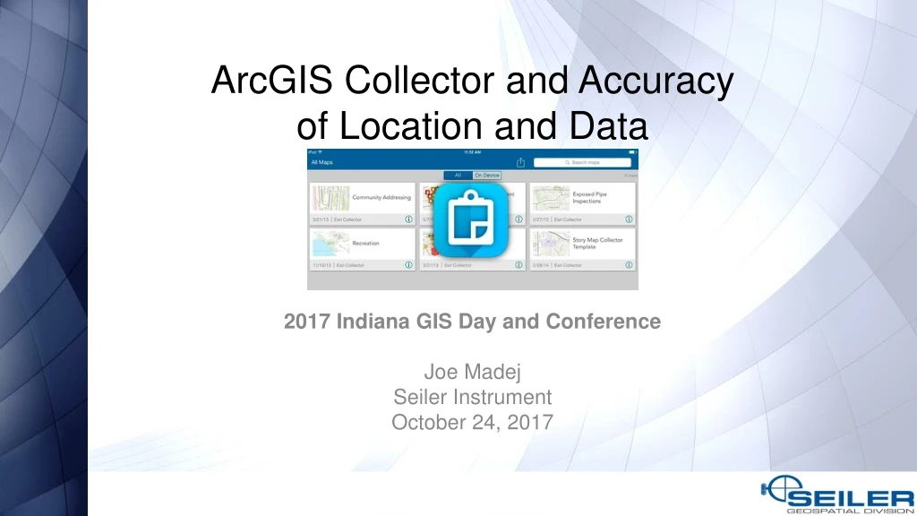 arcgis collector and accuracy of location and data