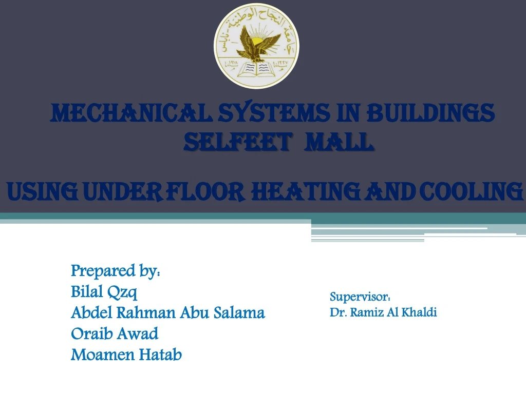 mechanical systems in buildings