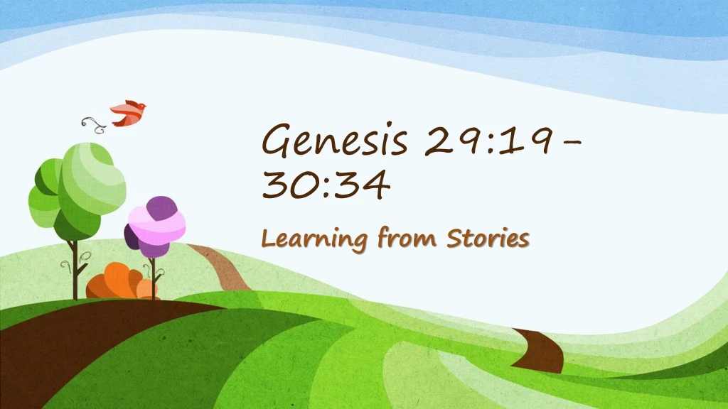 genesis 29 19 30 34