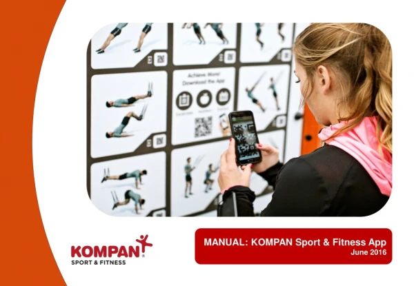 MANUAL: KOMPAN Sport &amp; Fitness App June 2016