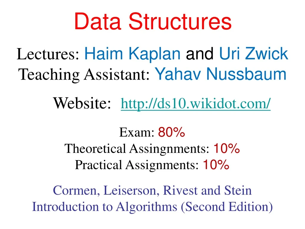 data structures