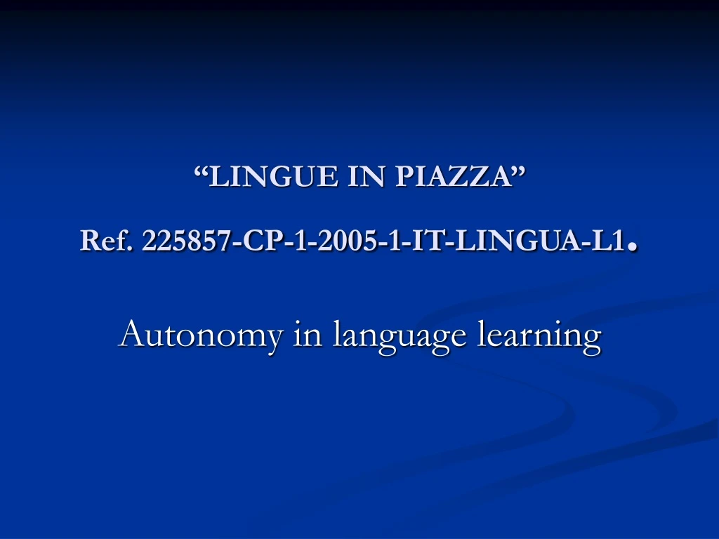 lingue in piazza ref 225857 cp 1 2005 1 it lingua l1