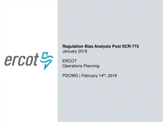 Regulation Performance Analysis for ERCOT Operations: SCR-773 January 2018 Report - slide 1